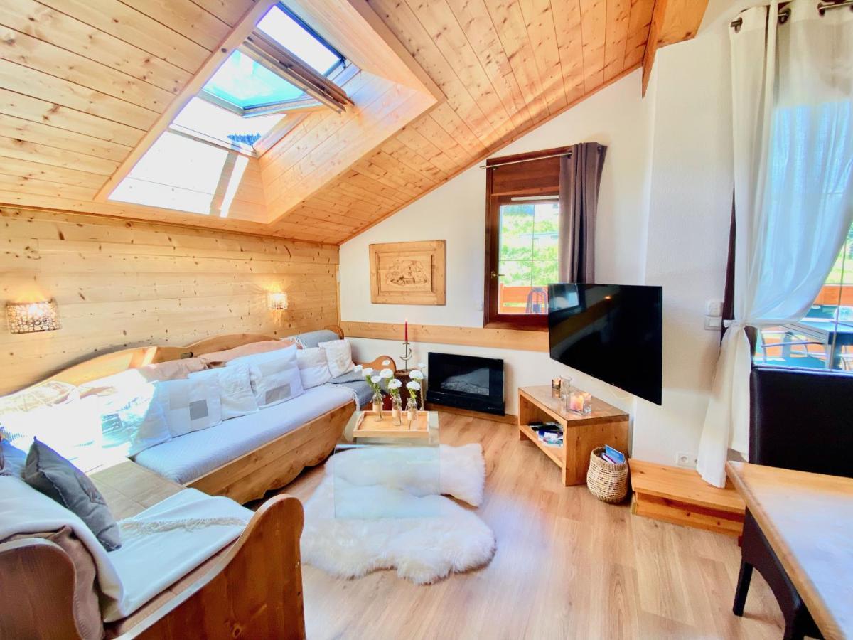Appt 3Ch, Au Pied Des Pistes A La Deco Soignee Apartman Flumet Kültér fotó