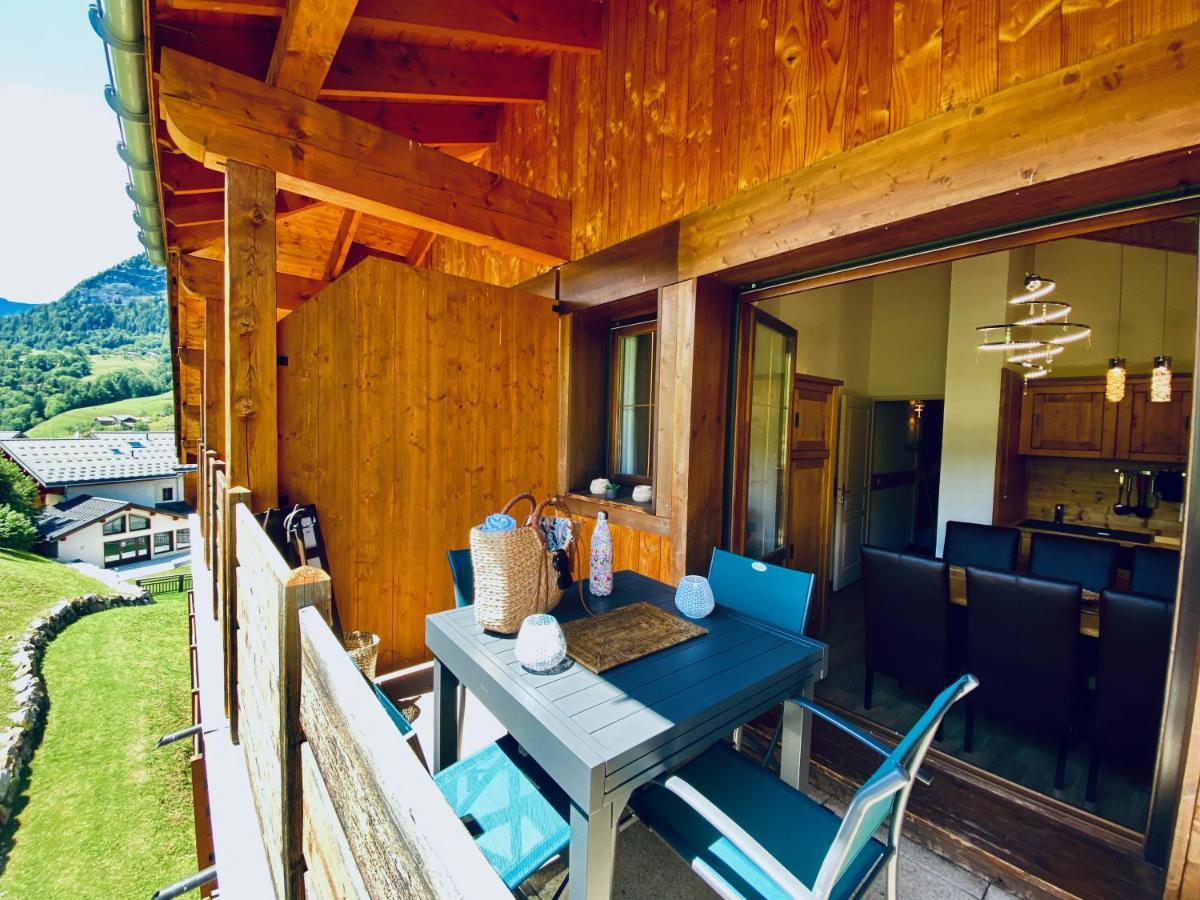 Appt 3Ch, Au Pied Des Pistes A La Deco Soignee Apartman Flumet Kültér fotó